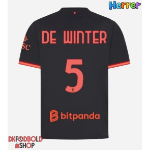AC Milan Koni De Winter #5 Tredje trøje 2026-27 Kort ærmer AC Milan Koni De Winter #5 Tredje trøje 2026-27 Kort ærmer